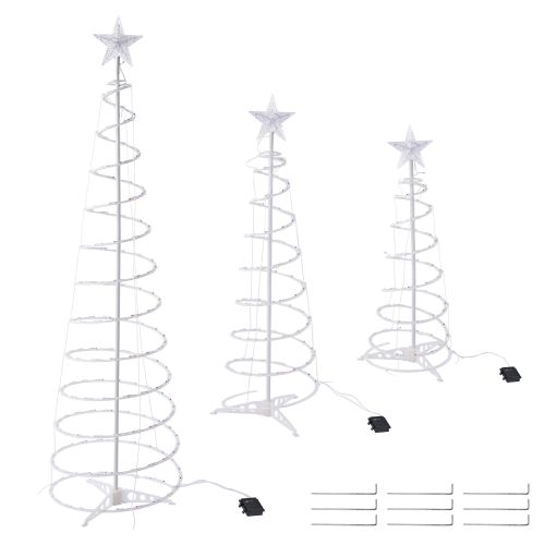 3/4/6FT Battery Lighted Spiral Christmas Trees/RGBY 3/4/6FT Battery Lighted Spiral Christmas Trees/RGBY