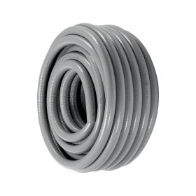 VEVOR 1-Inch Flexible Electrical Conduit, 100 ft, PVC Liquid-Tight Conduit Non-Metallic with 5 Straight and 5 90-Degree Conduit Connector Fittings