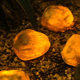 Solar Stone Glow Light (STYLE: 4/set)